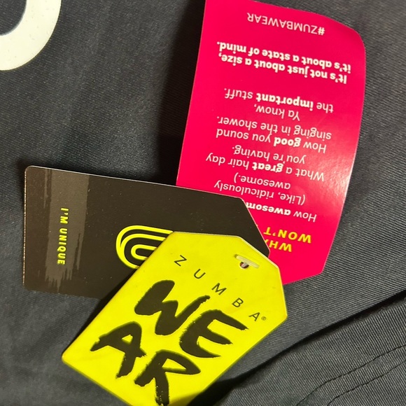 Strong By Zumba®️Black Graphic T-Shirt, XL/XXL, NWT - Picture 3 of 3